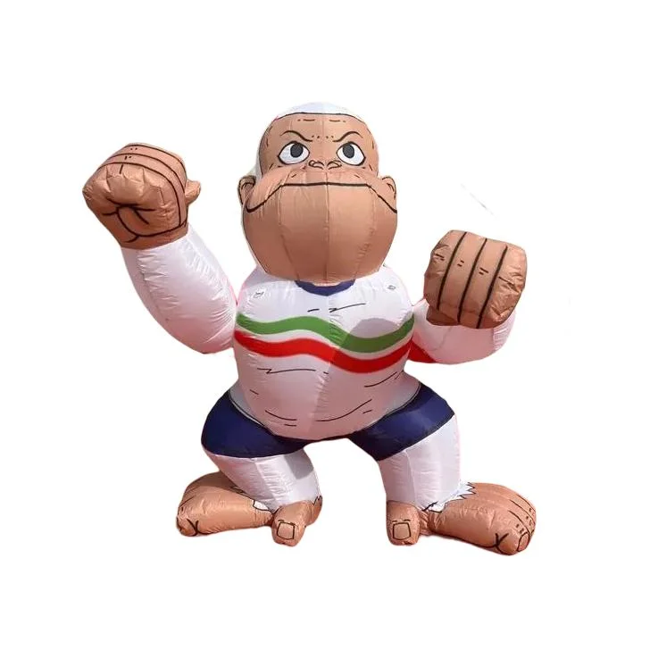 Boyi Advertising Inflatable Monkey Boxing Boy Inflatable Boxing Gorilla Cartoon By6323