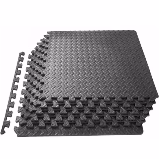 Tappetino da gioco in schiuma da 20 pezzi Tappetino da gioco in schiuma EVA di grandi dimensioni Piastrelle morbide ad incastro Gioco per bambini Palestra per bambini in bianco e nero