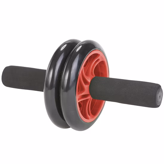 Attrezzo per esercizi con rulli crunch per addominali