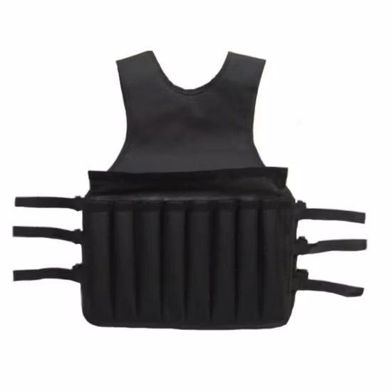 Gilet da fitness regolabile riempito di sabbia Gilet con pesi Gilet da allenamento per la forza Caricamento di pesi Vestiti di sabbia Forniture per allenamento per la forza Wyz20588