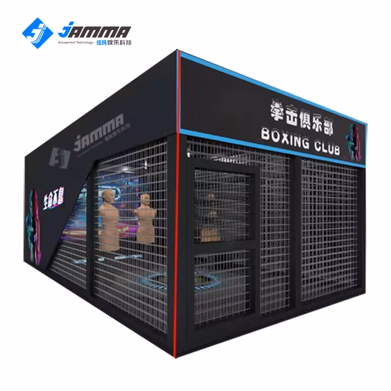 Gioco di boxe sportivo indoor Simulatore di boxe dinamico multiplayer